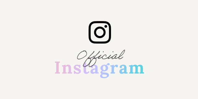 Merの公式インスタグラム。気軽にフォローしてください♪